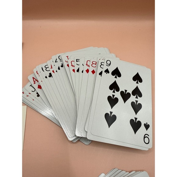 Vintage‎ Congress Bridge Card Set Needlepoint US Naval Officer Meeting Set - Picture 3 of 10